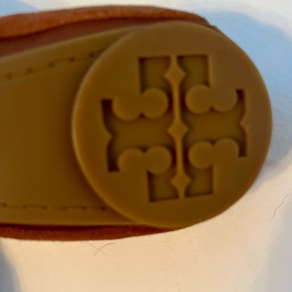 Tory Burch suede & beaded crystal flats/slippers - Picture 4 of 4